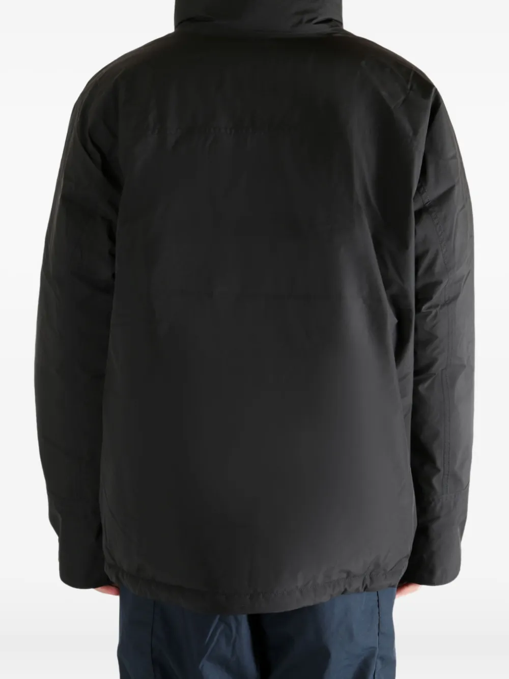 Nanamica Funnel-neck Waterproof Jacket In Gray