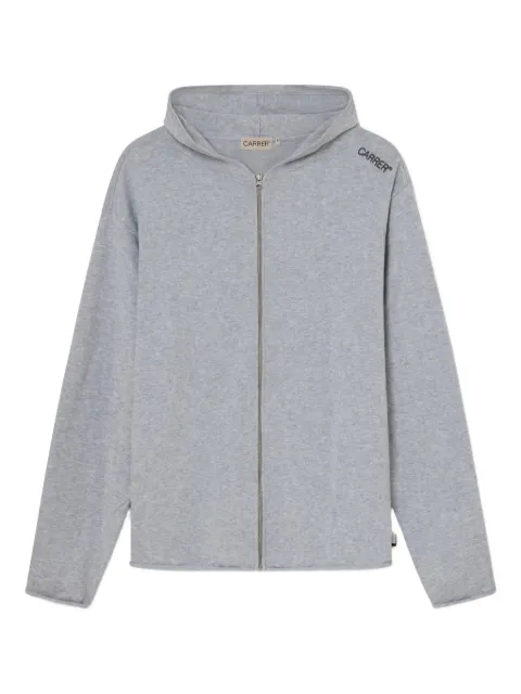 Carrer full-zip knit hoodie