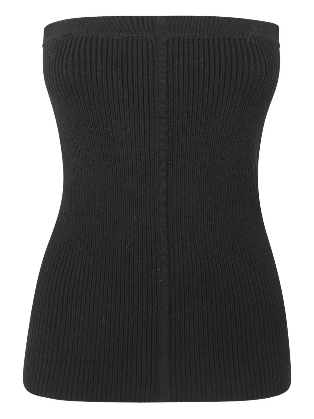 Rick Owens ribbed tube top | Black | Image 1
