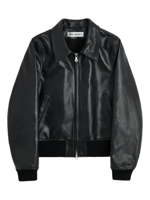 OUR LEGACY veste bomber Radar en cuir