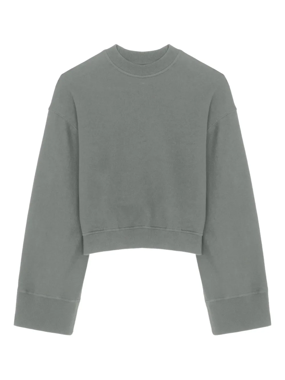 The Frankie Shop Talia Round-neck Sweatshirt In Gray