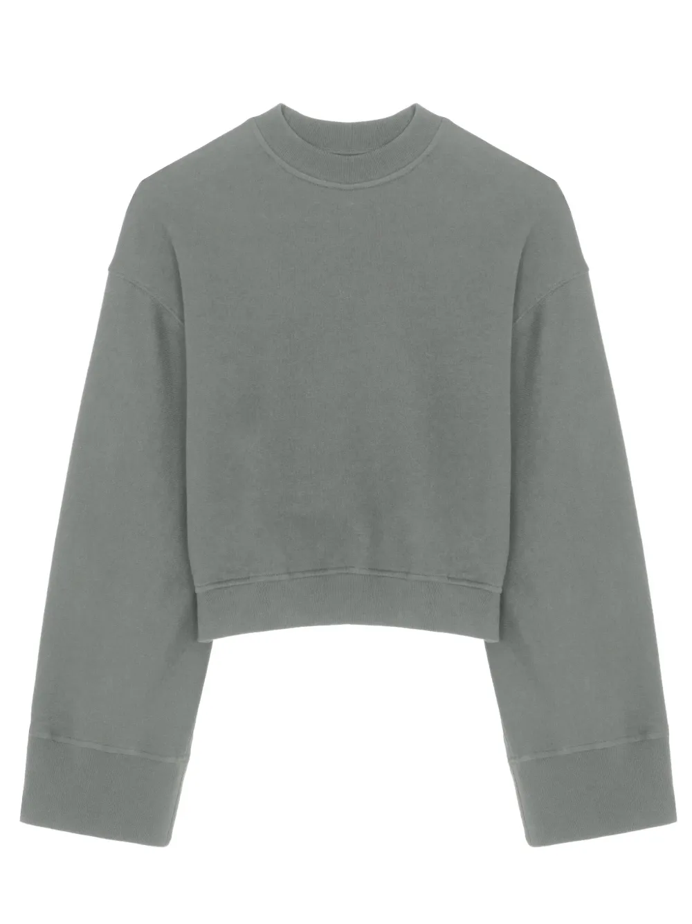 The Frankie Shop Talia Round-neck Sweatshirt In Gray