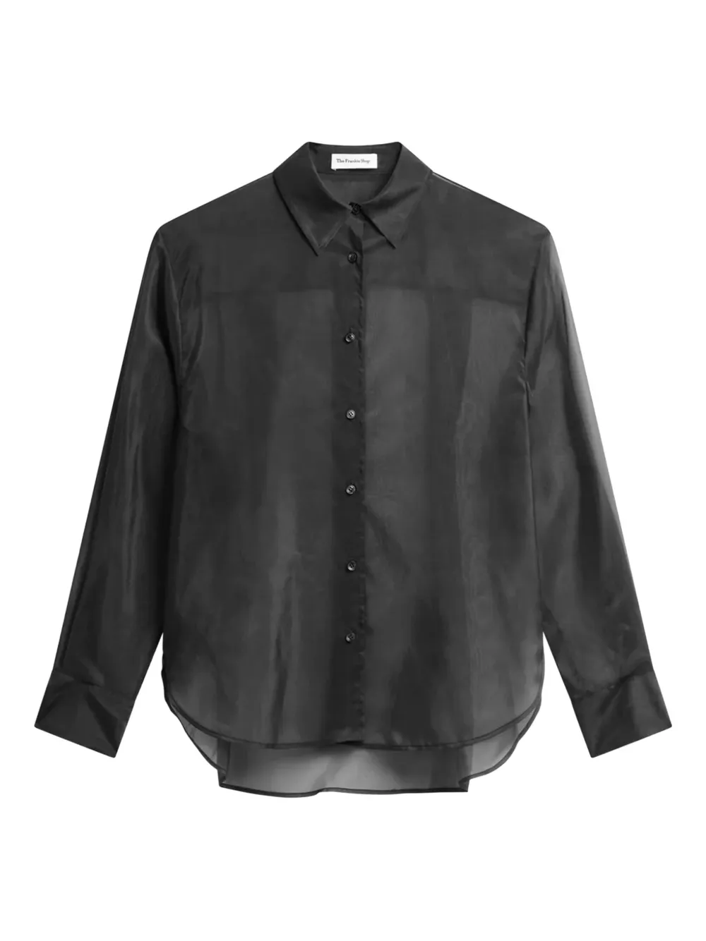 The Frankie Shop Peri Shirt In Black