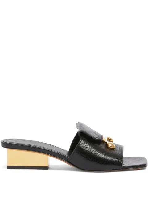 Marni leather heeled sandals