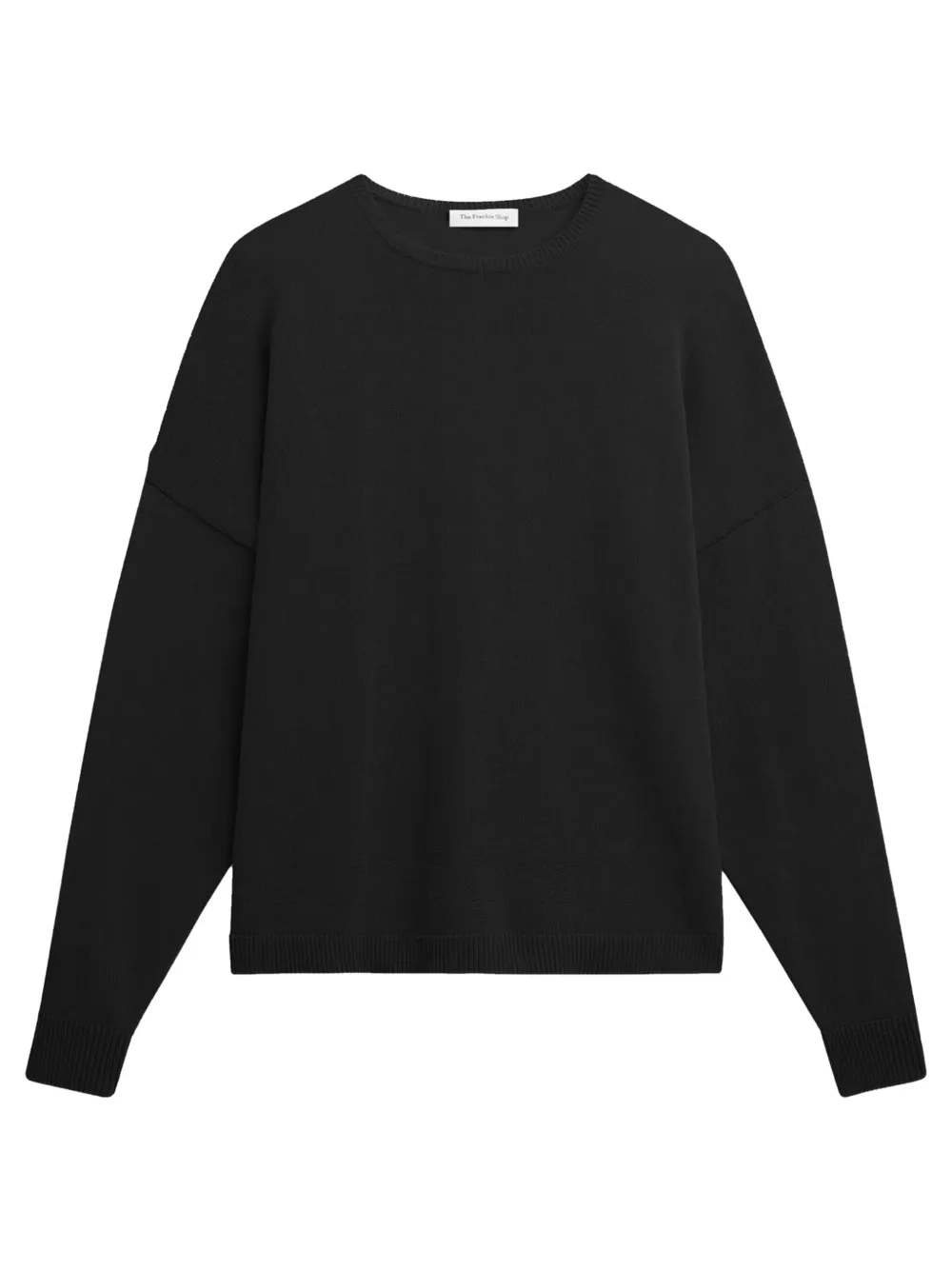The Frankie Shop Crew-neck Sweater In Black