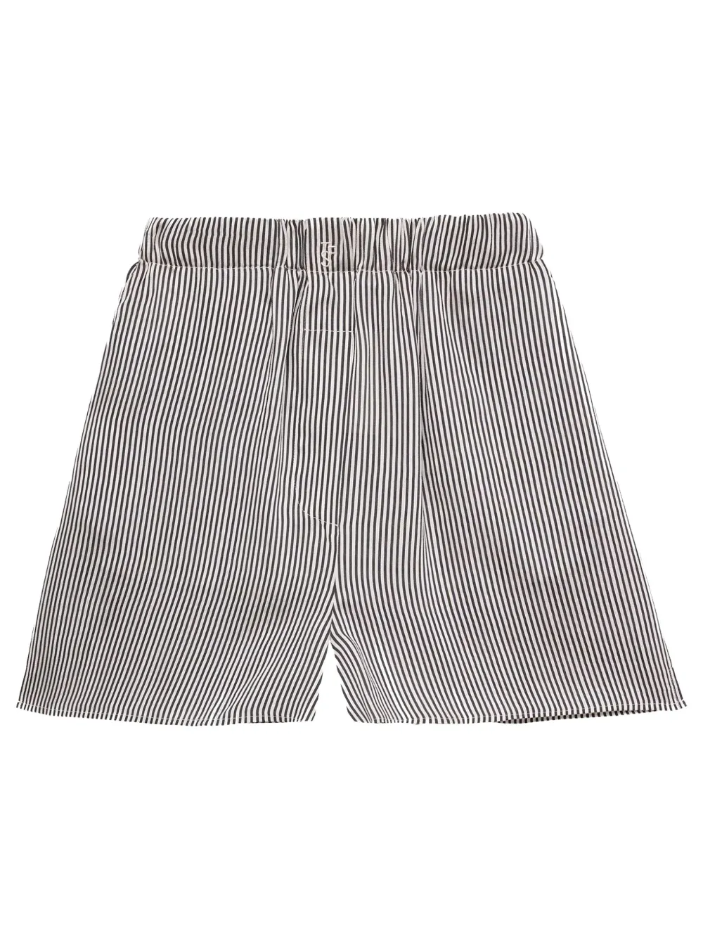 The Frankie Shop Lui Striped Boxer Shorts In Blue