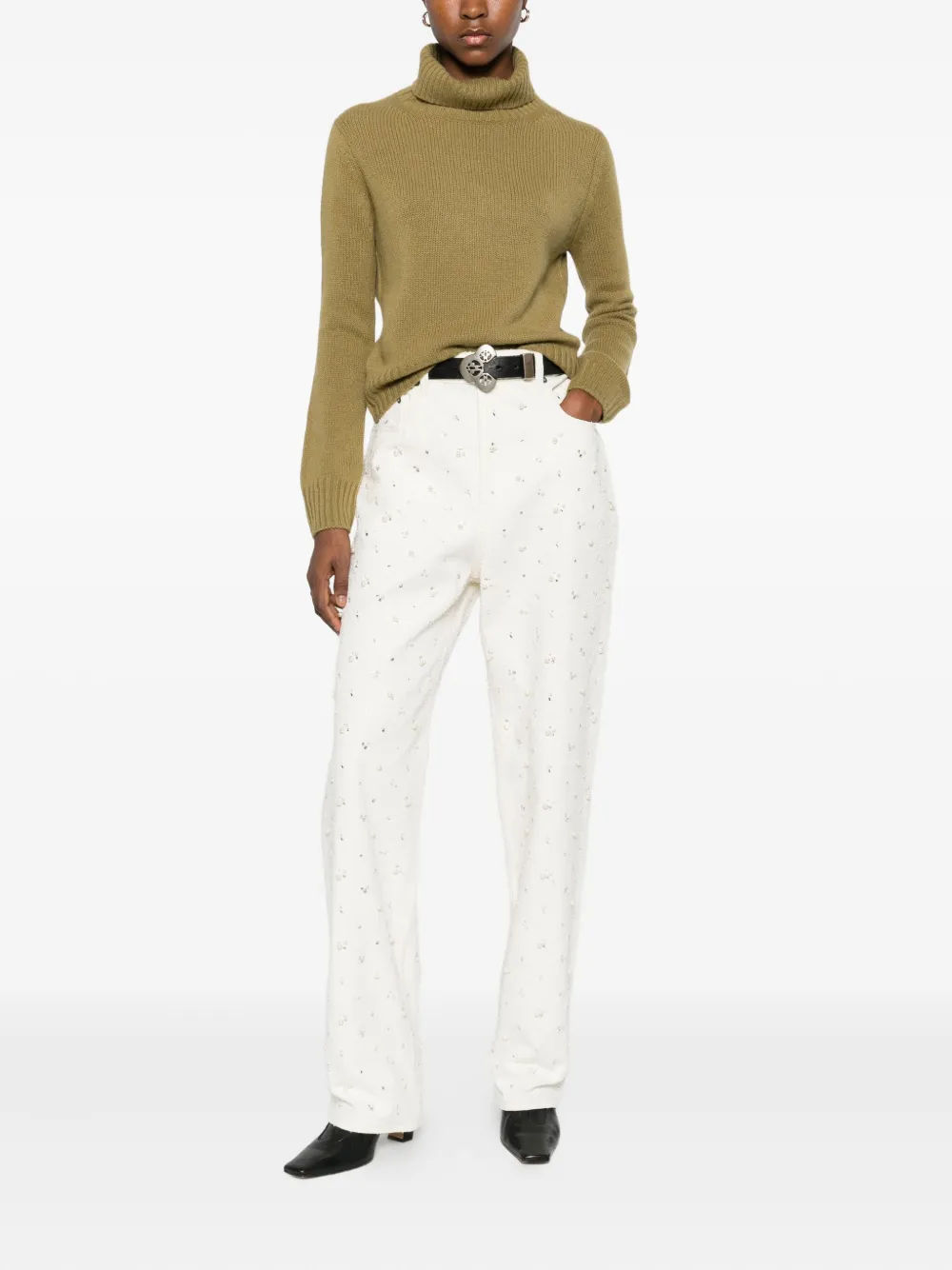 Golden Goose Kim trousers - Wit