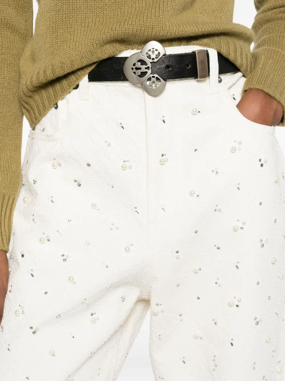 Golden Goose Kim broek Wit