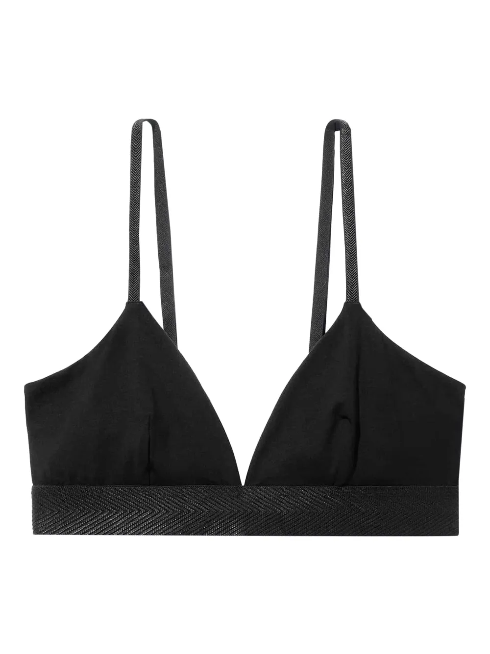 CDLP triangle bralette | Black | Image 1