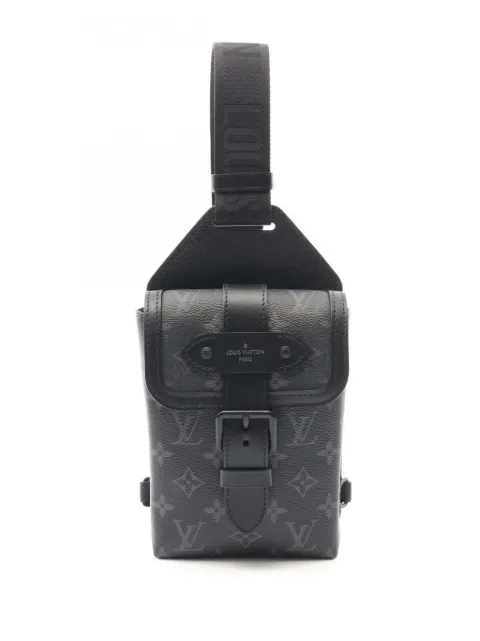 Louis Vuitton Pre-Owned 2021-2025 Monogram Eclipse Saumur Sling Bag crossbody bag