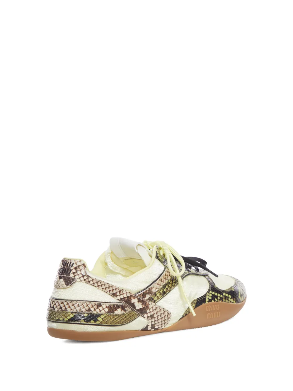 Miu Sneakers met vlakken Geel