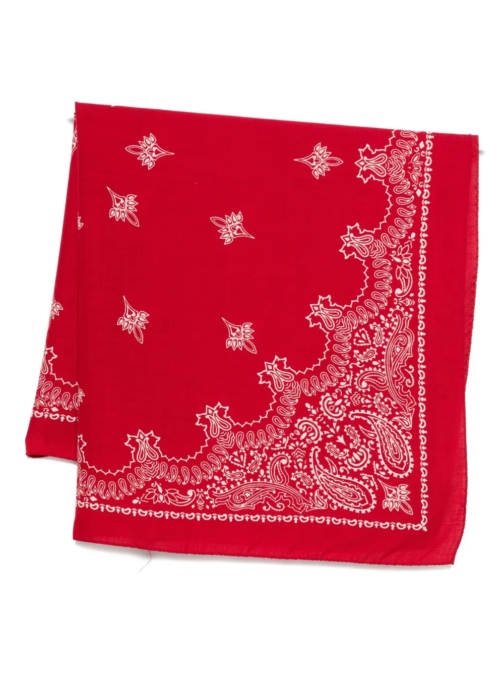 Destin Paisley-print Bandana Scarf In Red