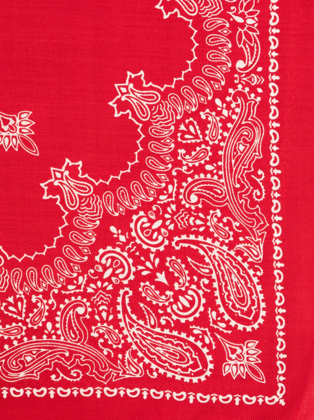 Destin Paisley-print Bandana Scarf In Red