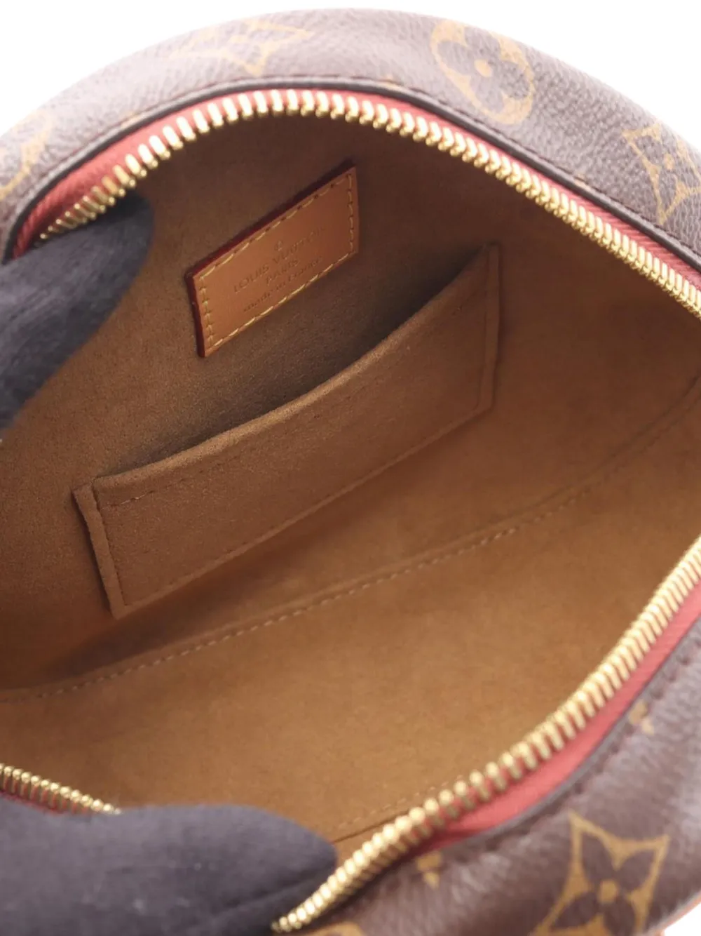 Pre-owned Louis Vuitton 2020 Monogram Boite Chapeaux Souple Mm Crossbody Bag In Brown
