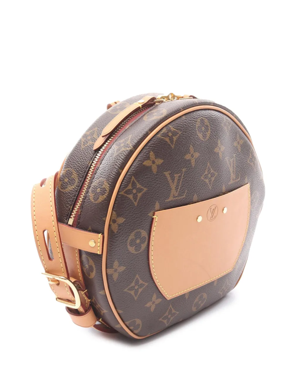 Pre-owned Louis Vuitton 2020 Monogram Boite Chapeaux Souple Mm Crossbody Bag In Brown