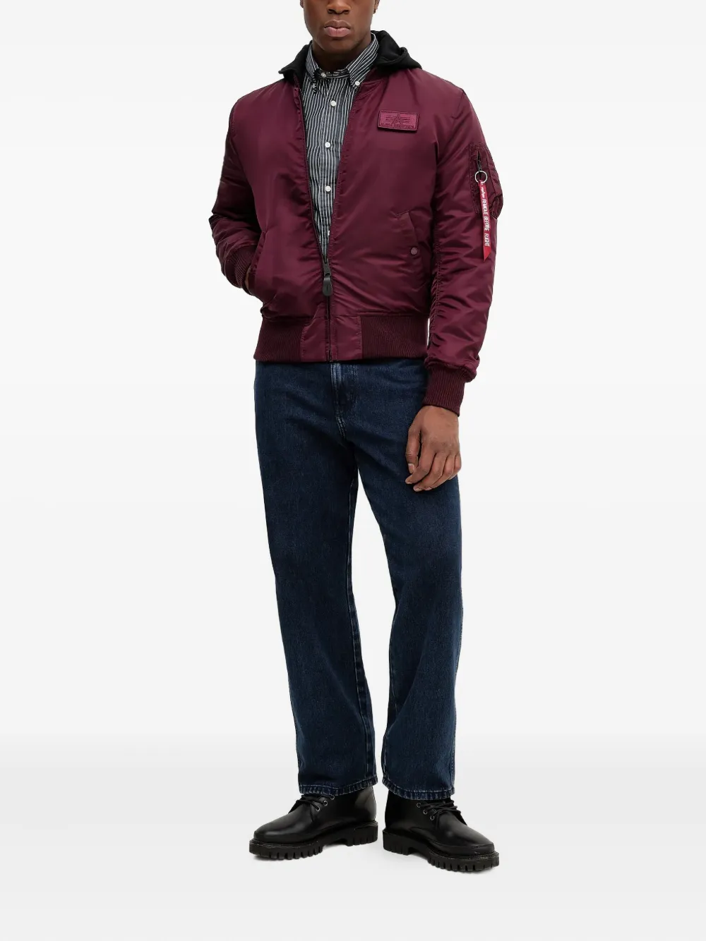 Alpha Industries veste bomber MA-1 Zip à capuche | Vestes à capuche | Image 2