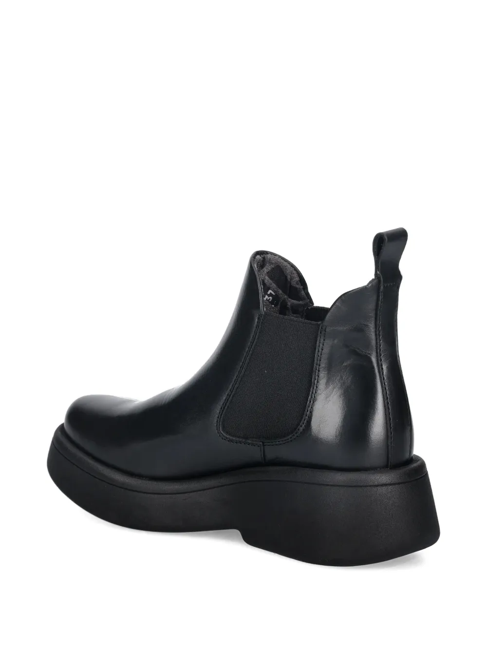 Fly London Lug Chelsea laarzen met logodetail Zwart