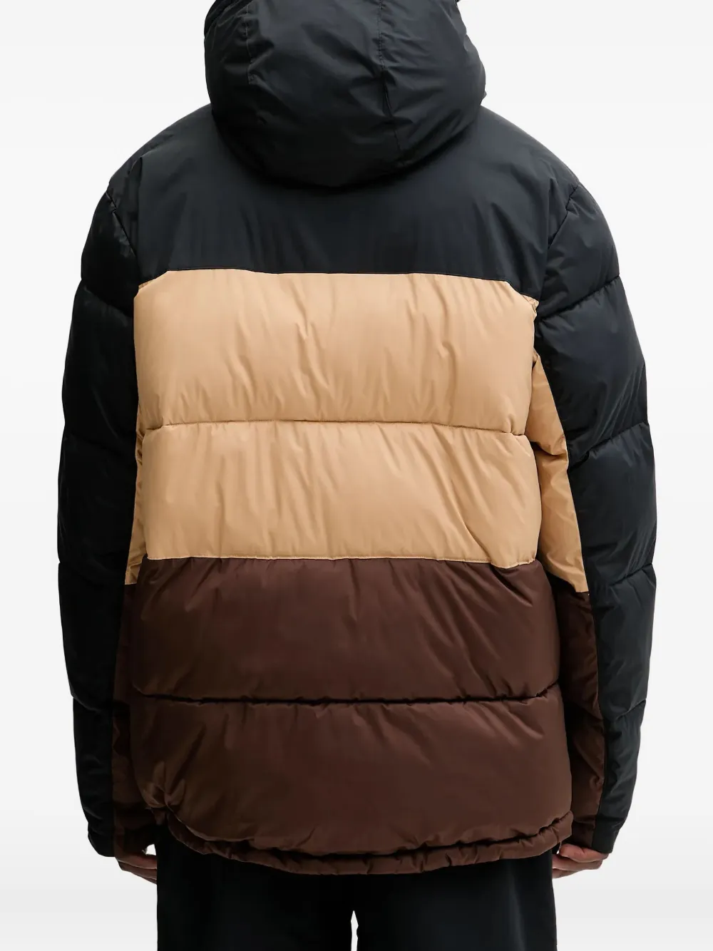 Columbia Gewatteerd jack met capuchon Zwart