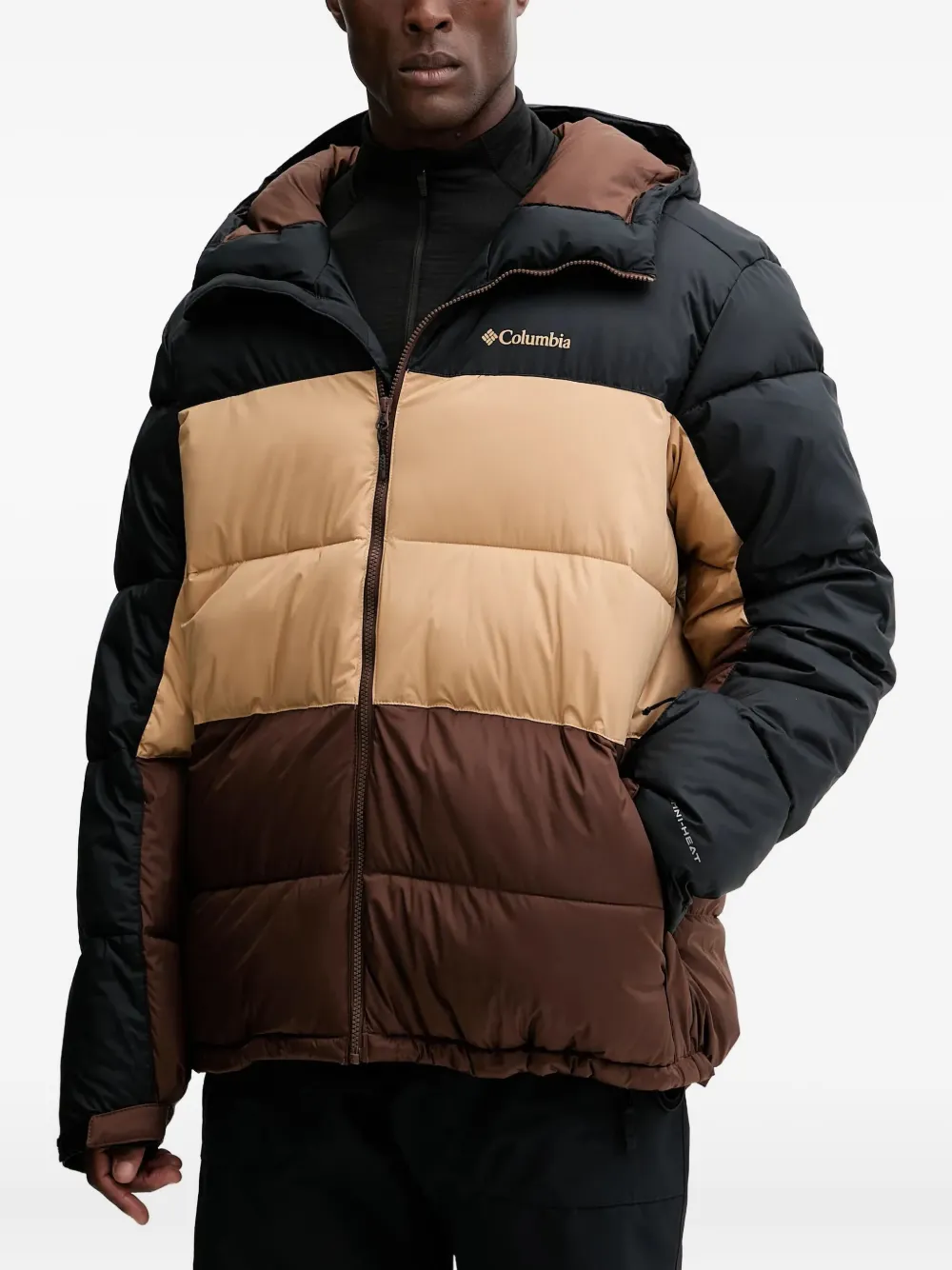 Columbia chamarra capitonada con capucha | negro | Image 1