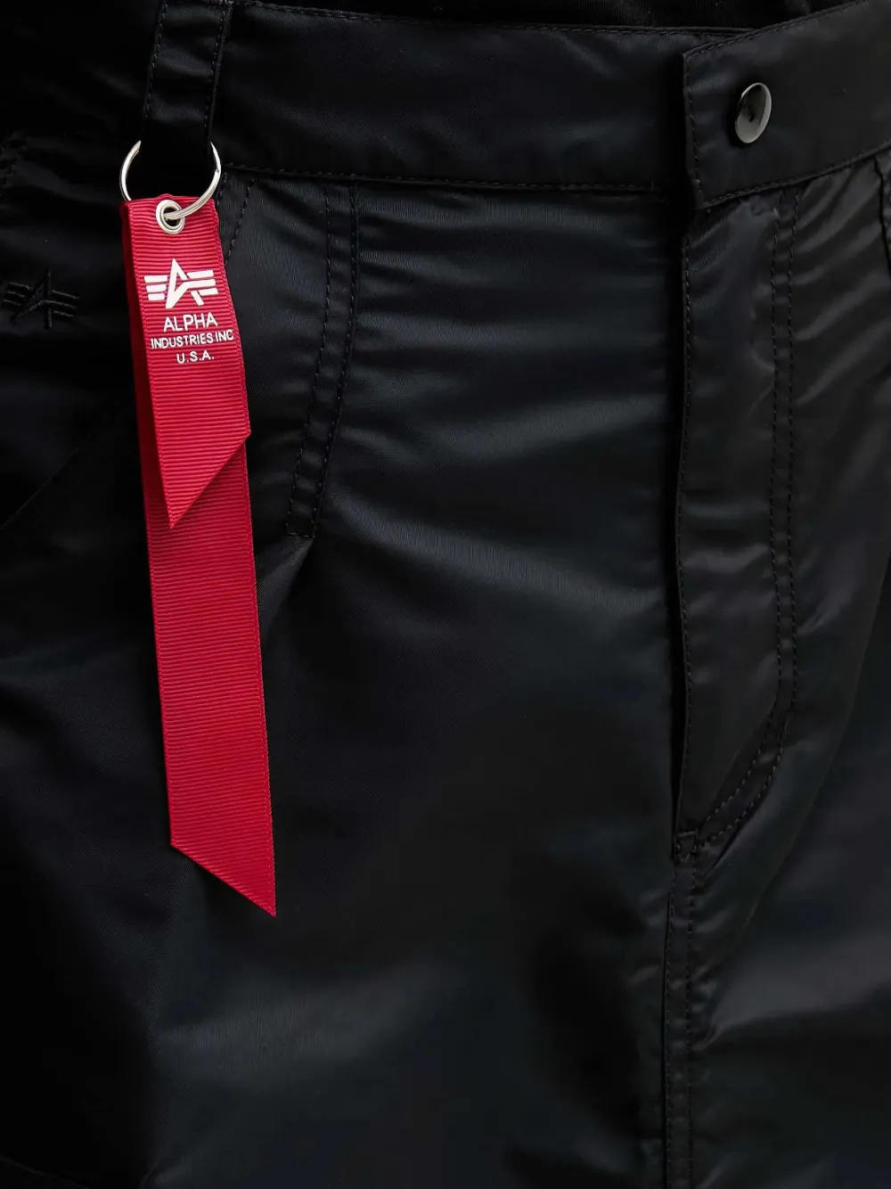 Alpha Industries Cargo-pocket Maxi Skirt In Black