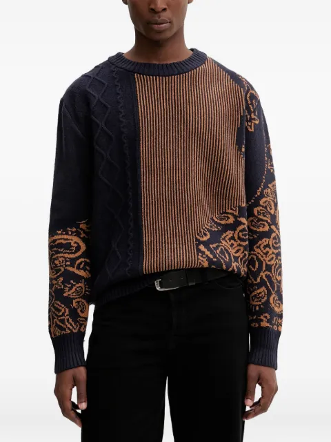 Desigual suéter con motivo de rayas