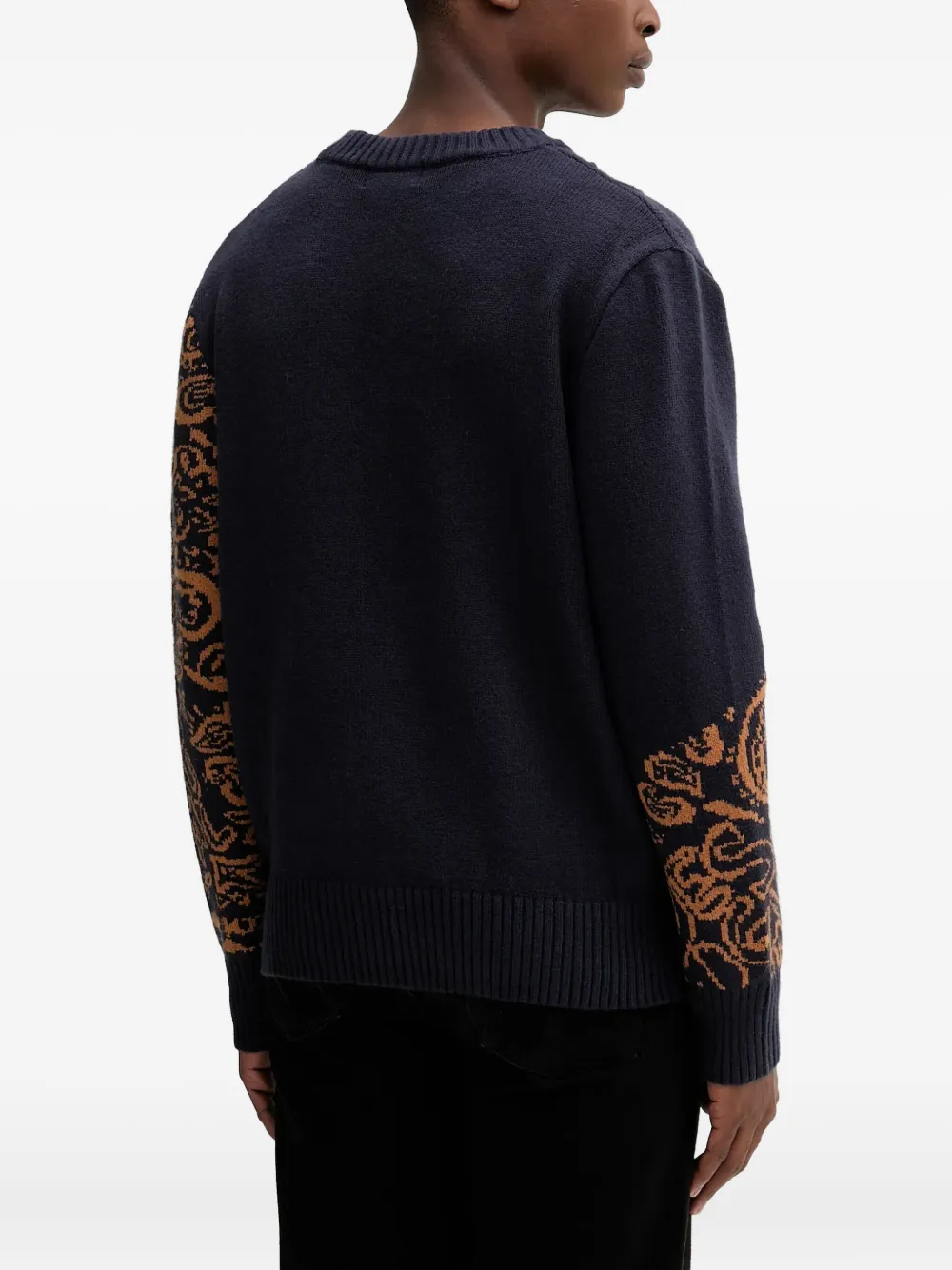 Desigual Gestreepte trui Blauw