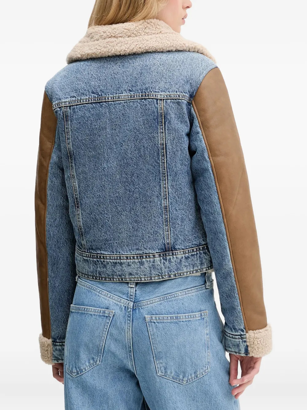 Desigual Jack met vlakken en ritssluiting Bruin