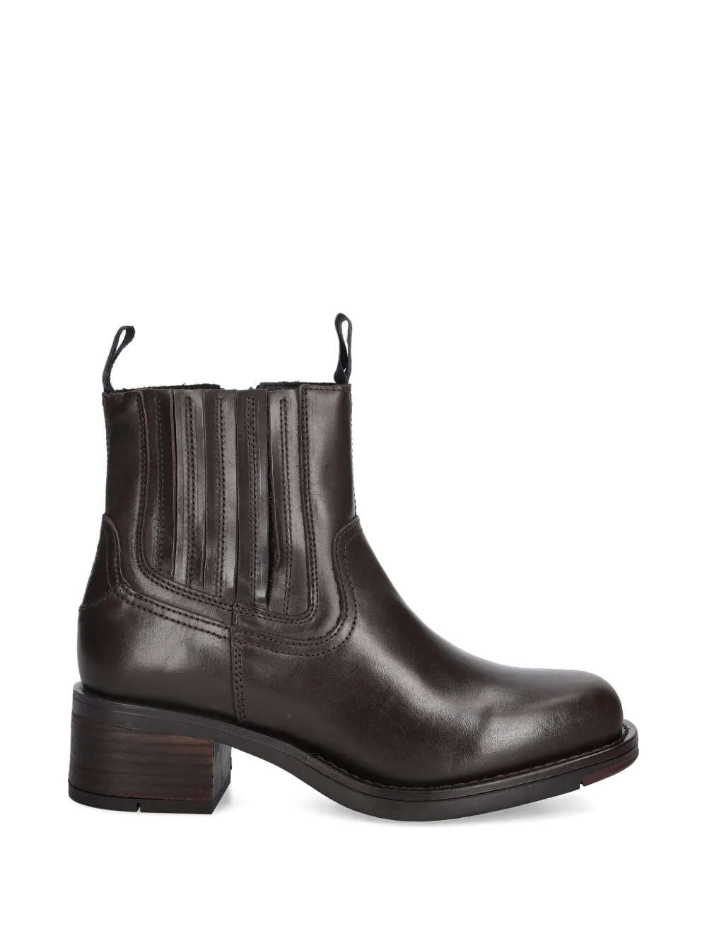 Fly London pull-tab side-zip boots Bruin
