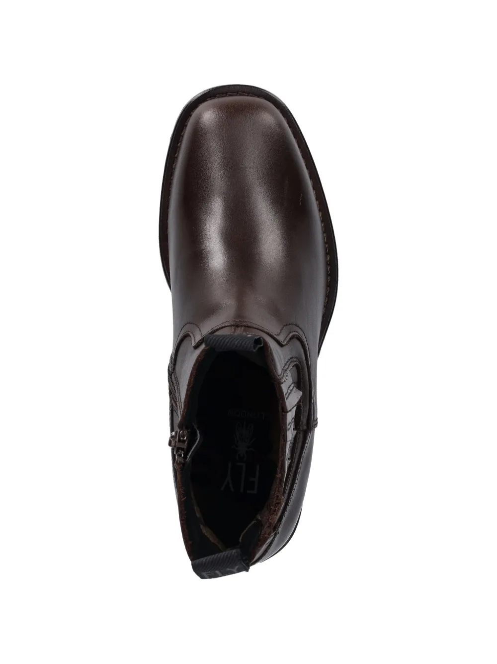 Fly London Laarzen met ritssluiting aan de zijkant Bruin