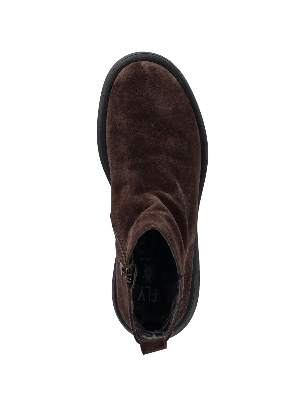 Fly London Suède enkellaarzen Bruin