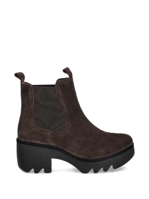 Fly London pull-tab block-heel boots