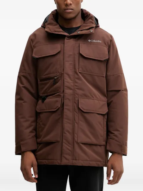 Columbia logo-print flap-pockets jacket