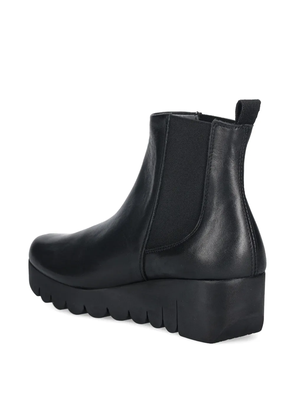 Fly London wedge-heel chelsea boots Zwart
