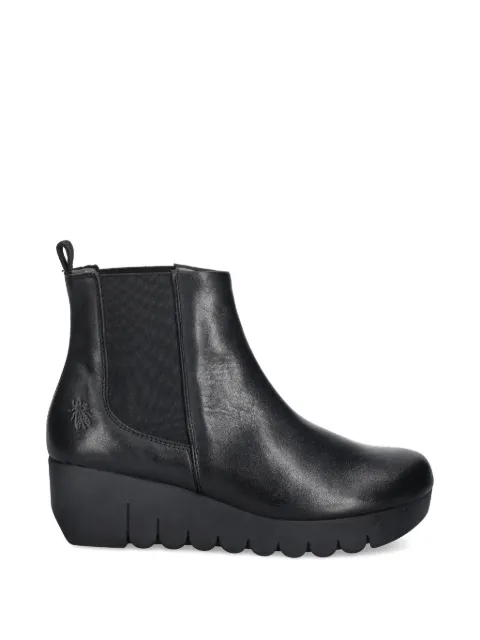 Fly London wedge-heel chelsea boots