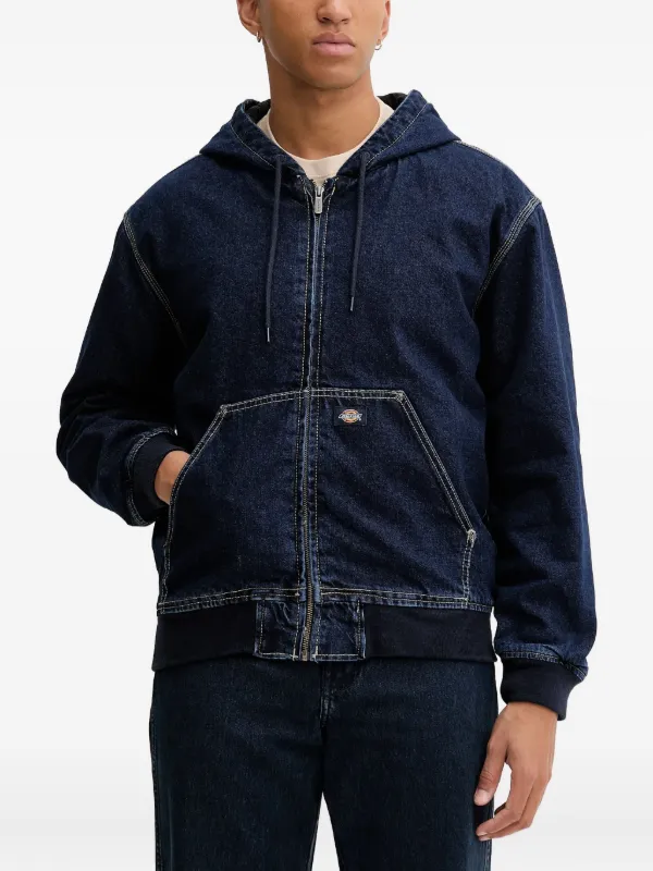 DICKIES Hooded Denim Jacket | Blue | FARFETCH