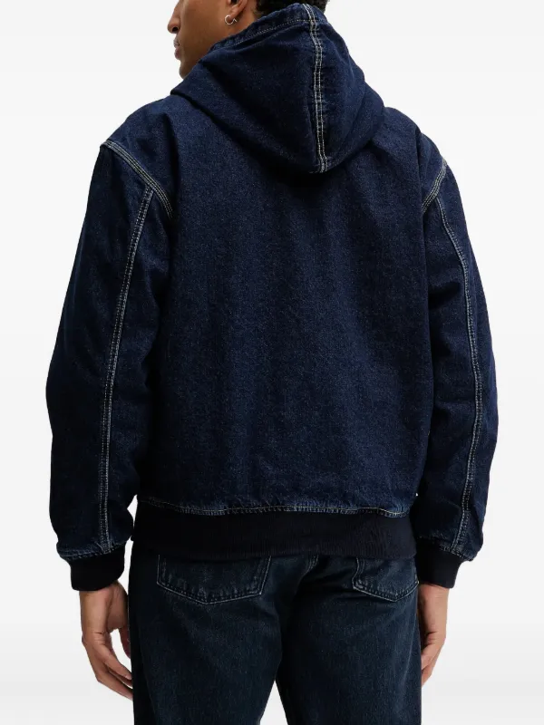 DICKIES フーデッド デニムジャケット | ブルー | FARFETCH JP
