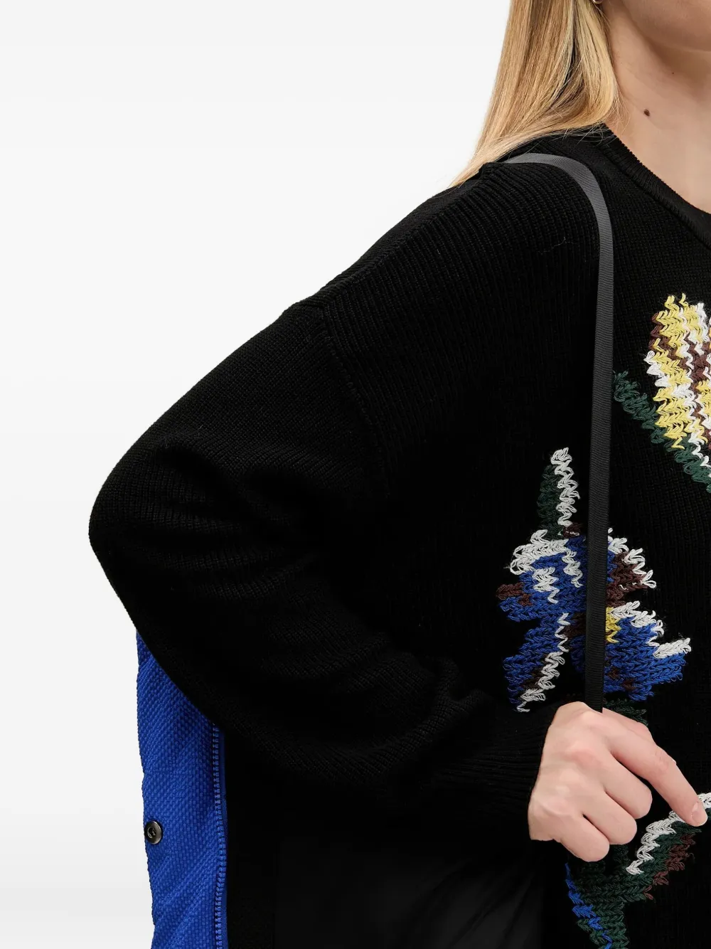 Desigual Gewatteerde jas met capuchon Blauw