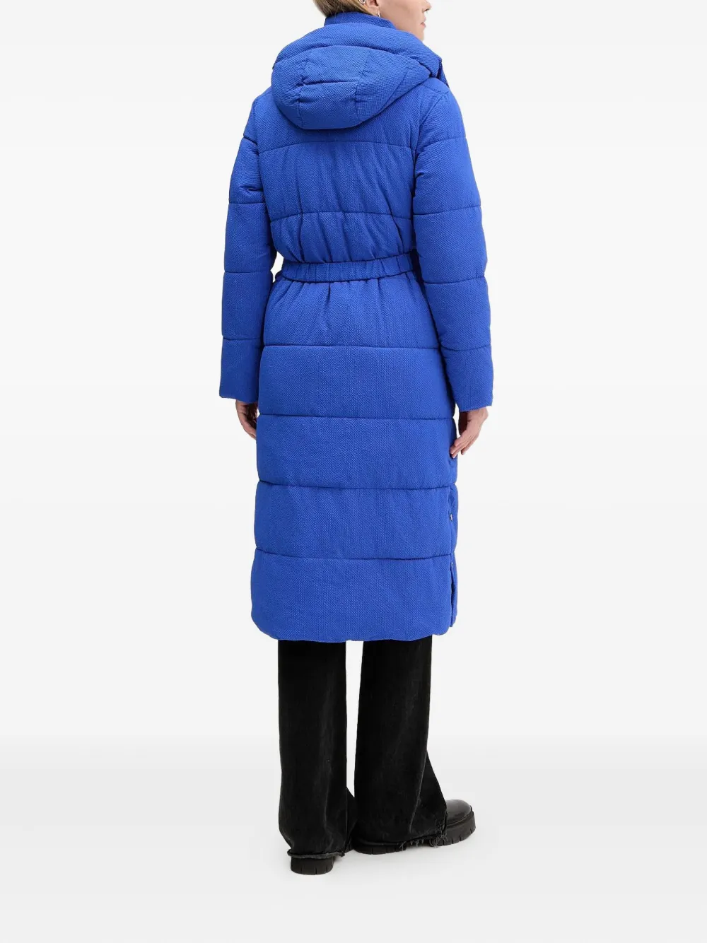 Desigual Gewatteerde jas met capuchon Blauw