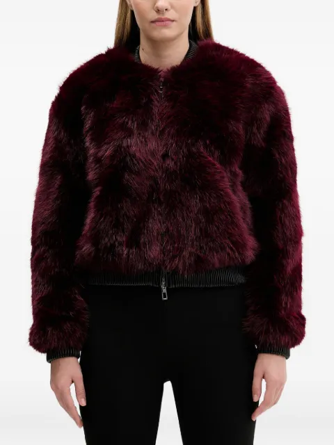 Desigual chamarra bomber de piel artificial