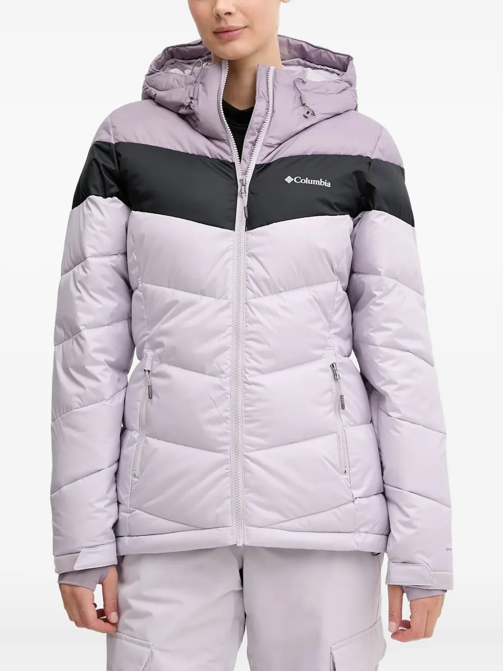 Columbia フーデッド パデッドジャケット - パープル Columbia フーデッド パデッドジャケット - パープル
