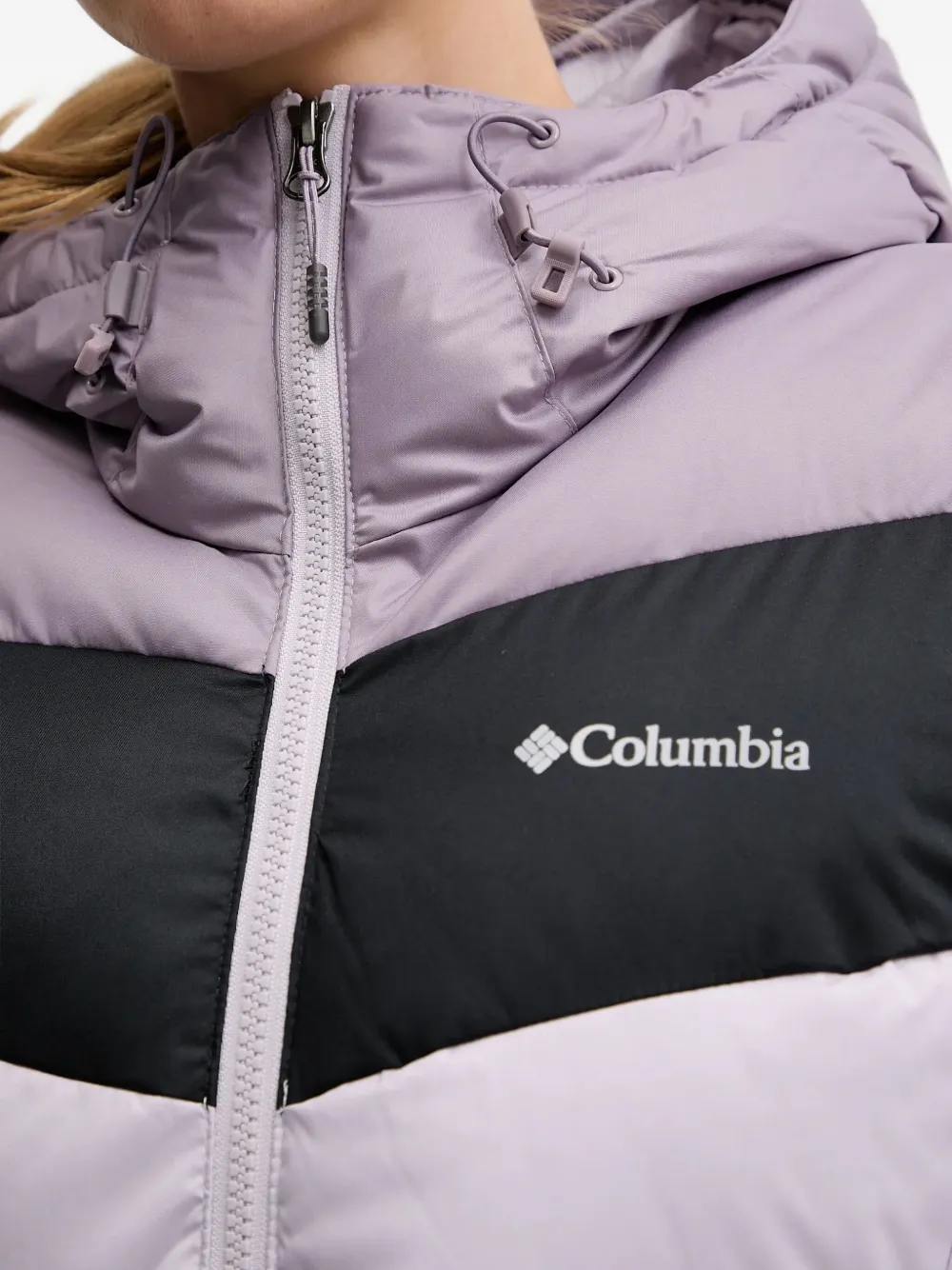 Columbia Donsjack met capuchon Paars