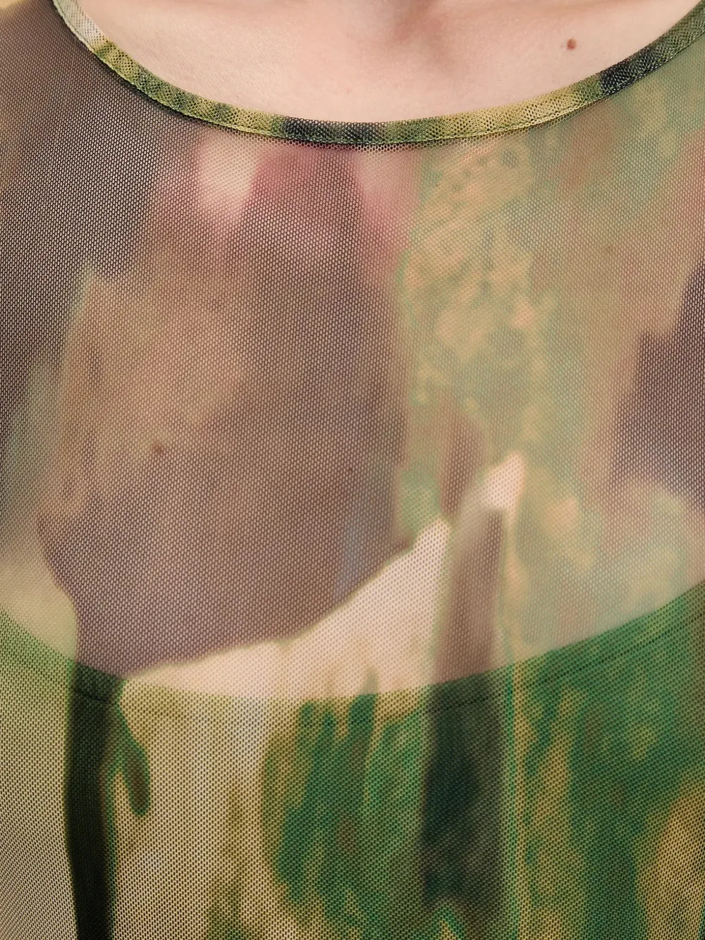 Desigual Maxi-jurk met lange mouwen Bruin