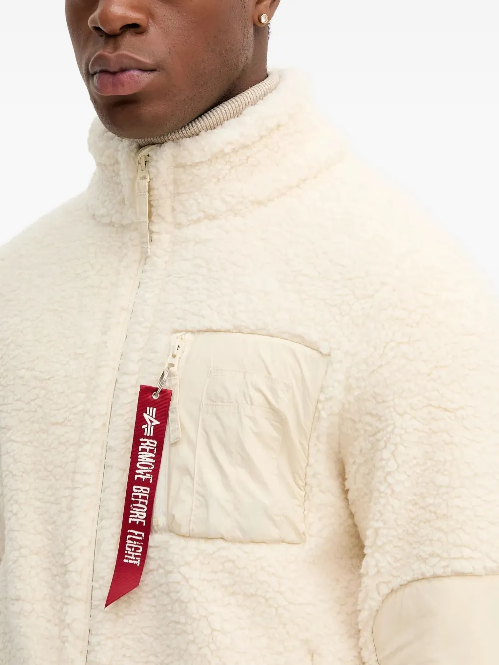 Alpha Industries Jack met ritszak Beige