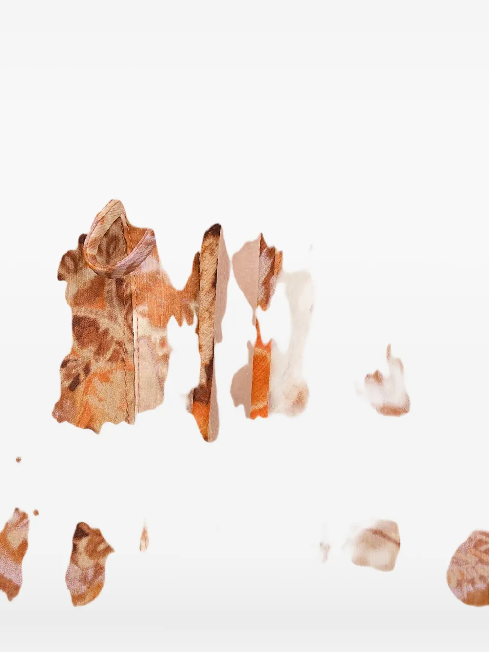 Desigual Tie-neck Dress In Multi