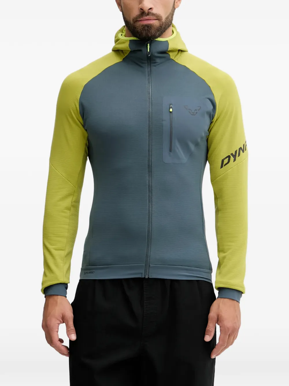 DYNAFIT Radical Polartec® hooded zip performance jacket | Grey | Image 1