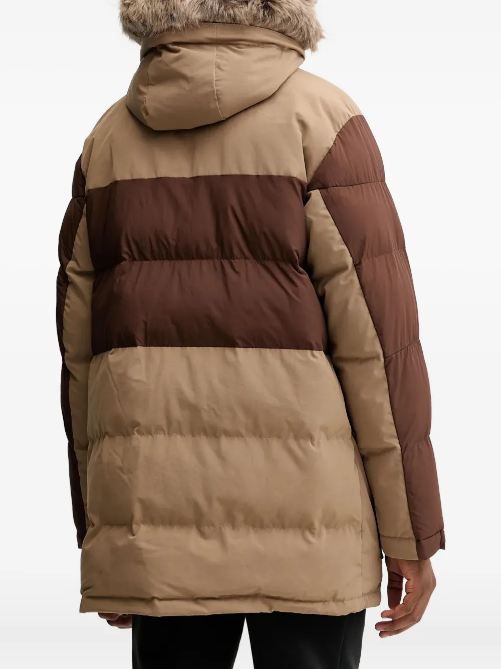 Columbia Gewatteerd jack met capuchon Beige