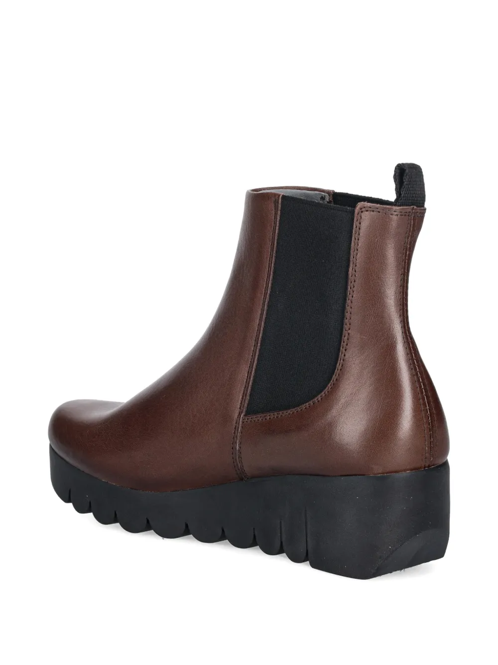 Fly London wedge-hell chelsea boots Bruin