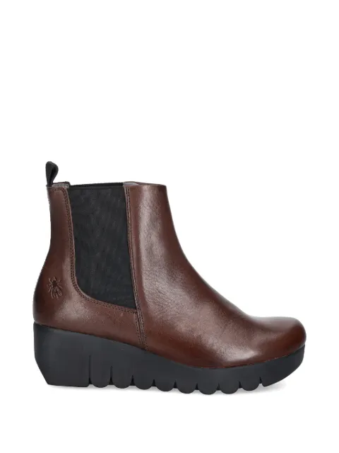 Fly London wedge-hell chelsea boots
