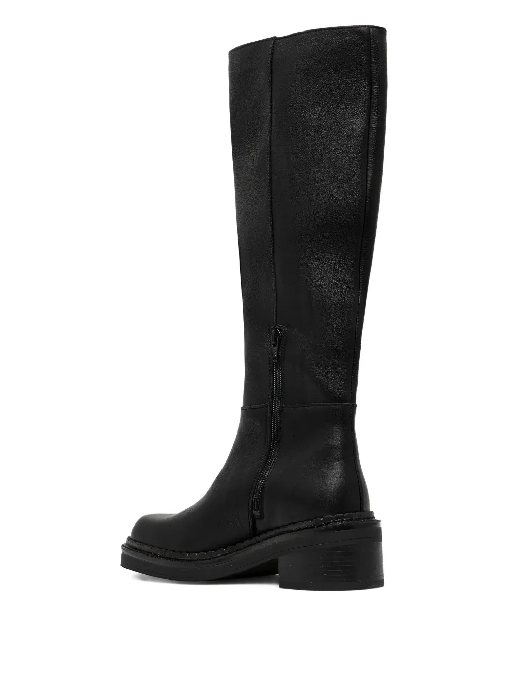 Copenhagen zip-fastening knee-high boots Zwart