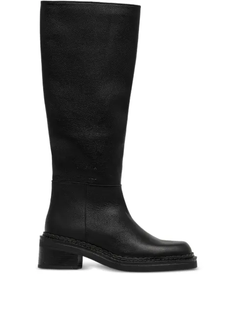 Copenhagen zip-fastening knee-high boots